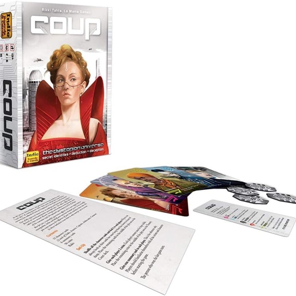 NEW, Indie Boards & Cards, COUP, The Dystopian Universe, (English Version) - Picture 3 of 8